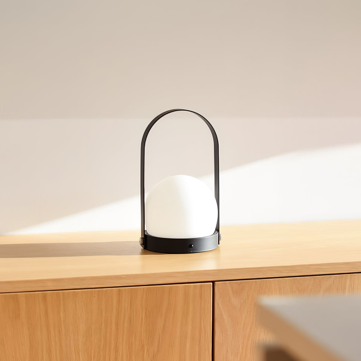Zenon Glass Minimalist Table Lamp-Neutral Decor
