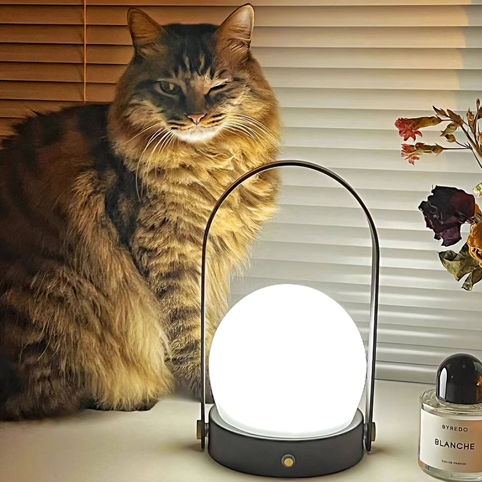 Zenon Glass Minimalist Table Lamp-Neutral Decor