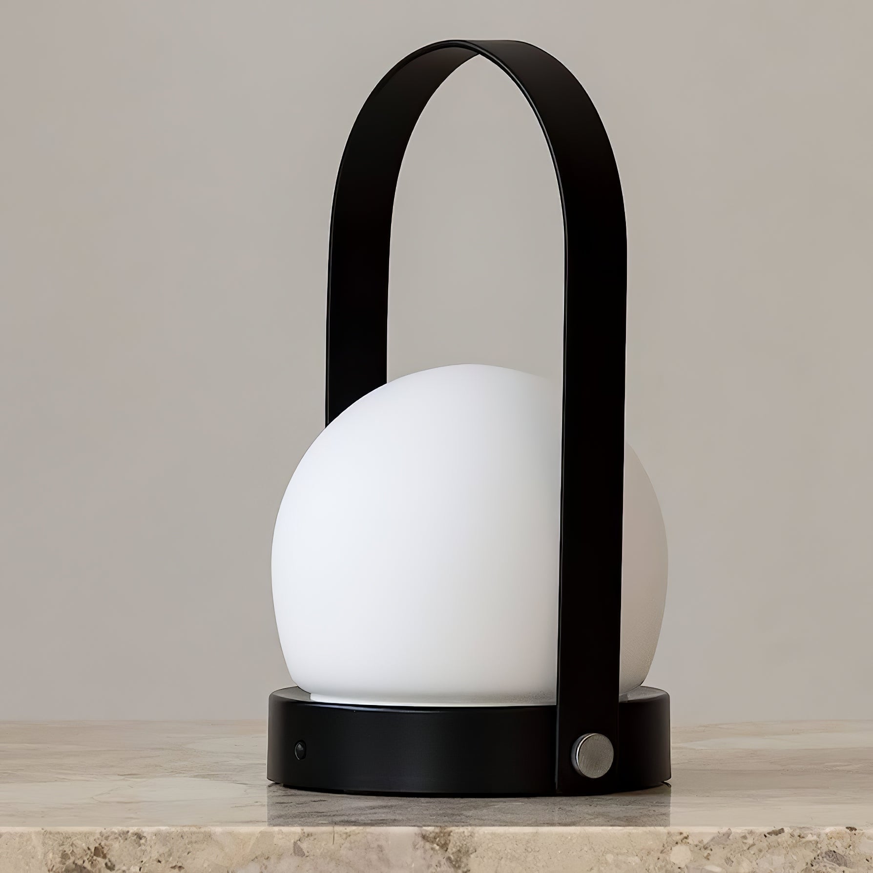 Zenon Glass Minimalist Table Lamp-Neutral Decor