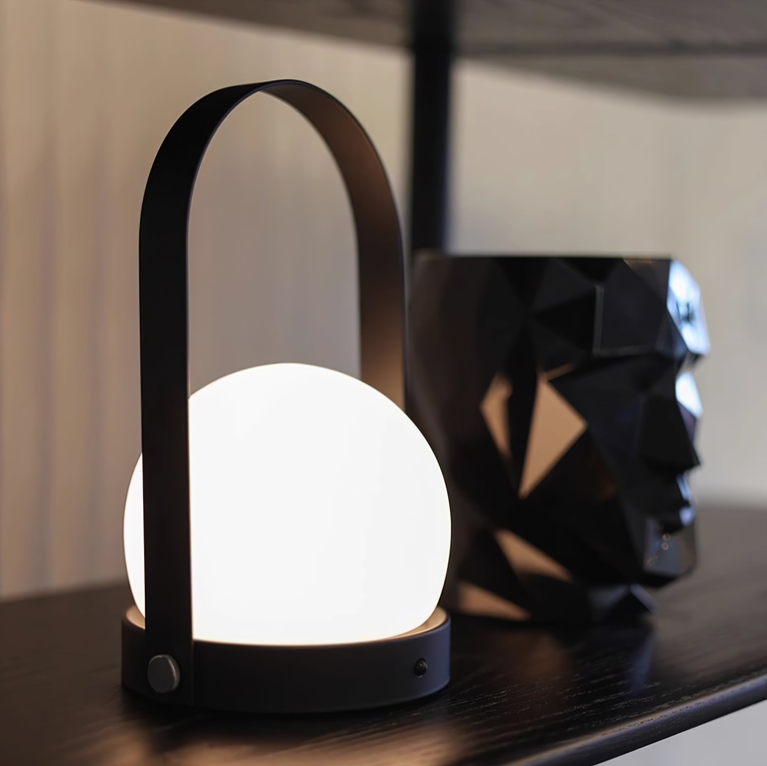 Zenon Glass Minimalist Table Lamp-Neutral Decor