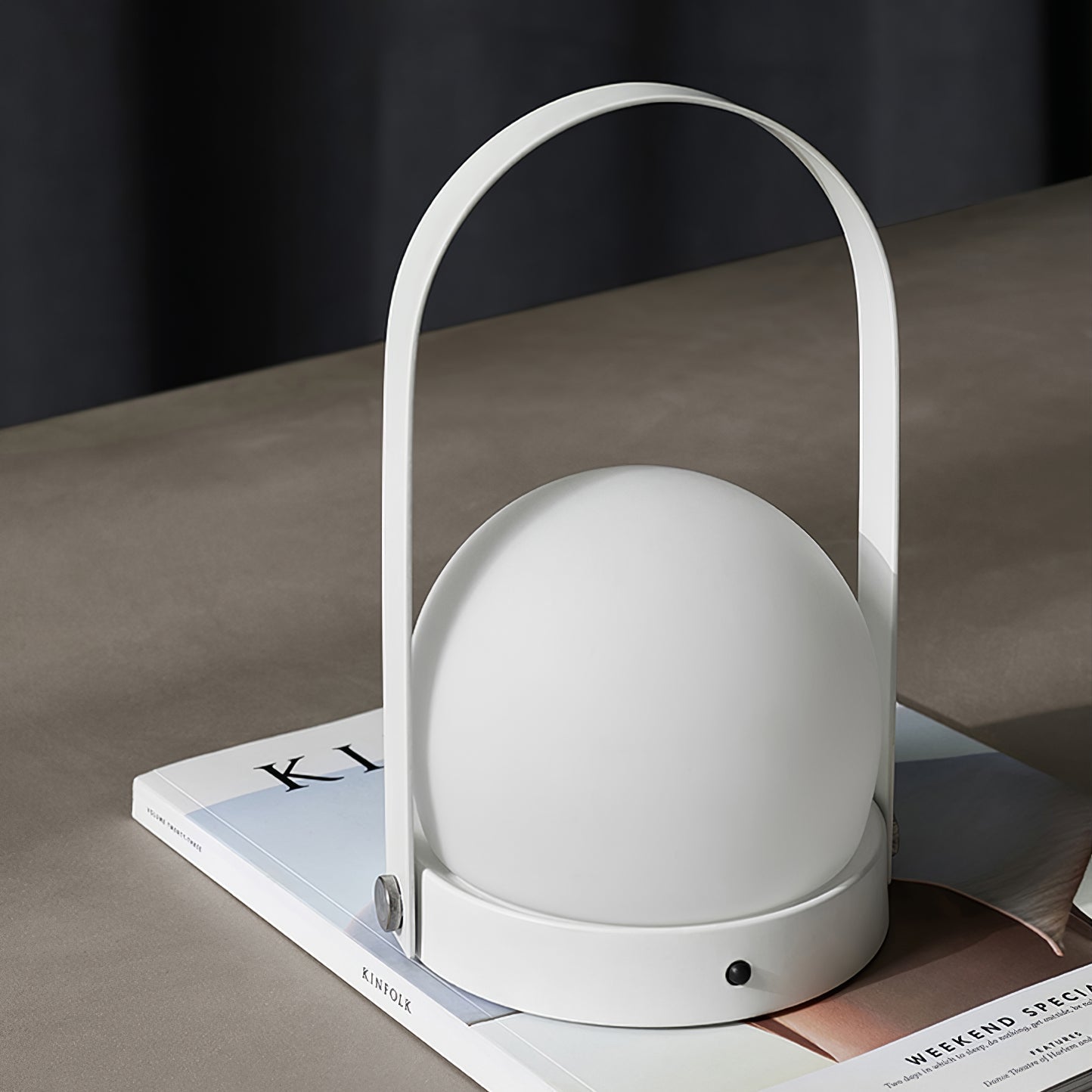 Zenon Glass Minimalist Table Lamp-Neutral Decor