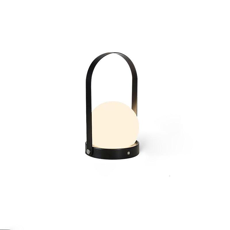 Zenon Glass Minimalist Table Lamp-Neutral Decor