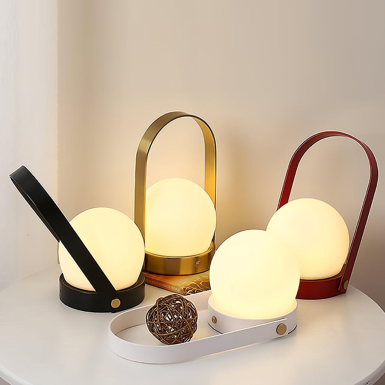 Zenon Glass Minimalist Table Lamp-Neutral Decor