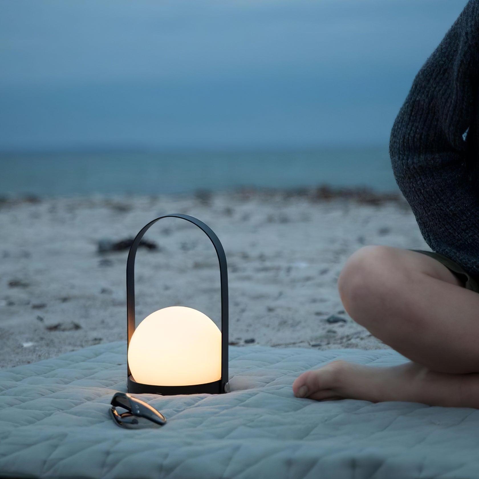 Zenon Glass Minimalist Table Lamp-Neutral Decor