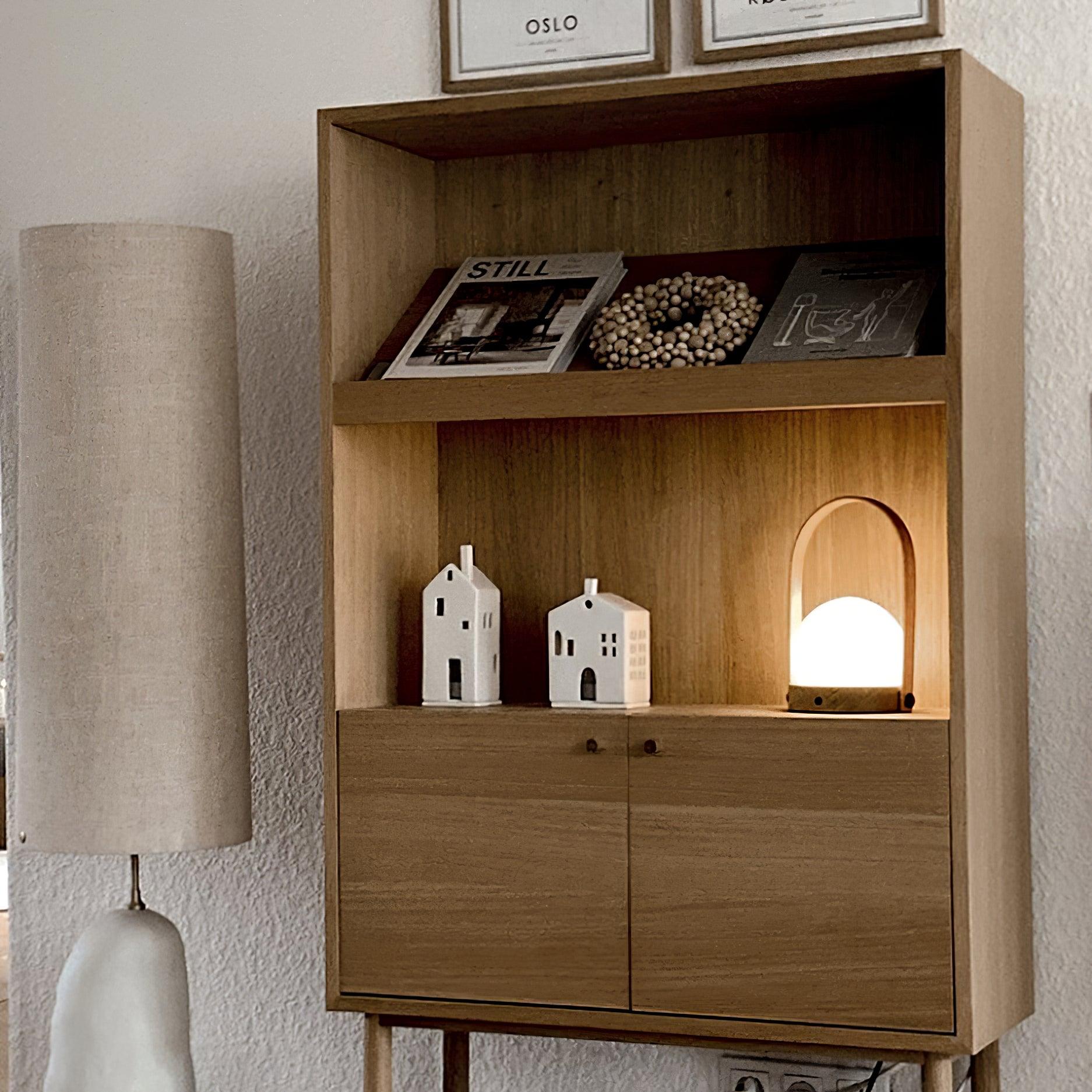 Zenon Glass Minimalist Table Lamp-Neutral Decor