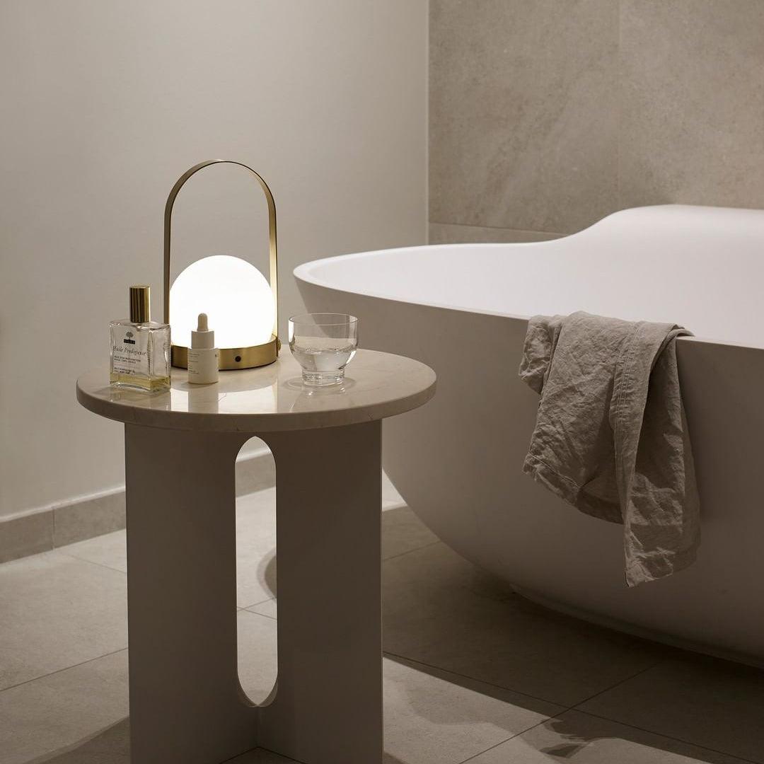 Zenon Glass Minimalist Table Lamp-Neutral Decor
