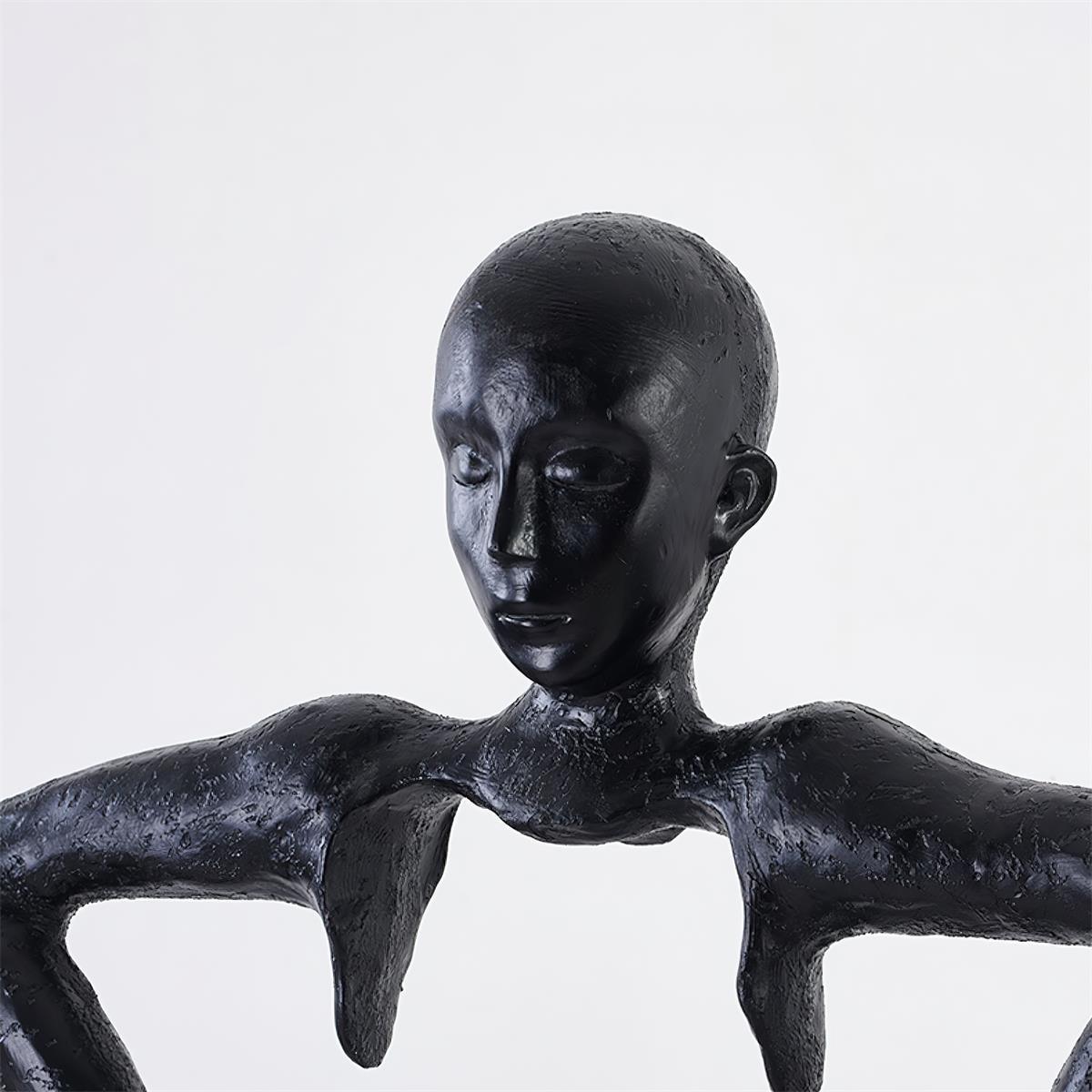Vamiryra Sculptural Black Floor Lamp-Neutral Decor
