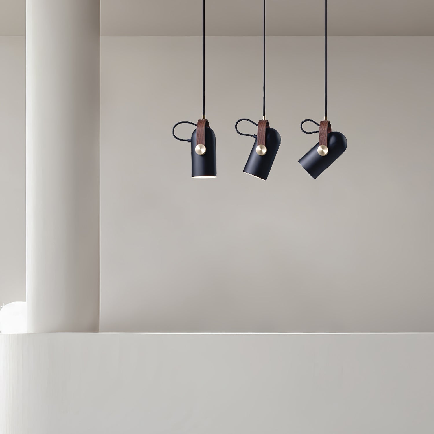 Cildes Modern Minimalist Swag Pendant Light-Neutral Decor