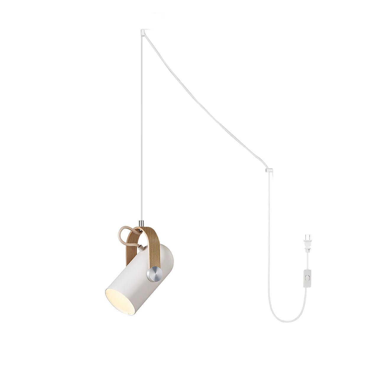 Cildes Modern Minimalist Swag Pendant Light-Neutral Decor