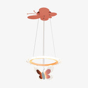 Orlina Acrylic Industrial Pendant Lamp-Neutral Decor