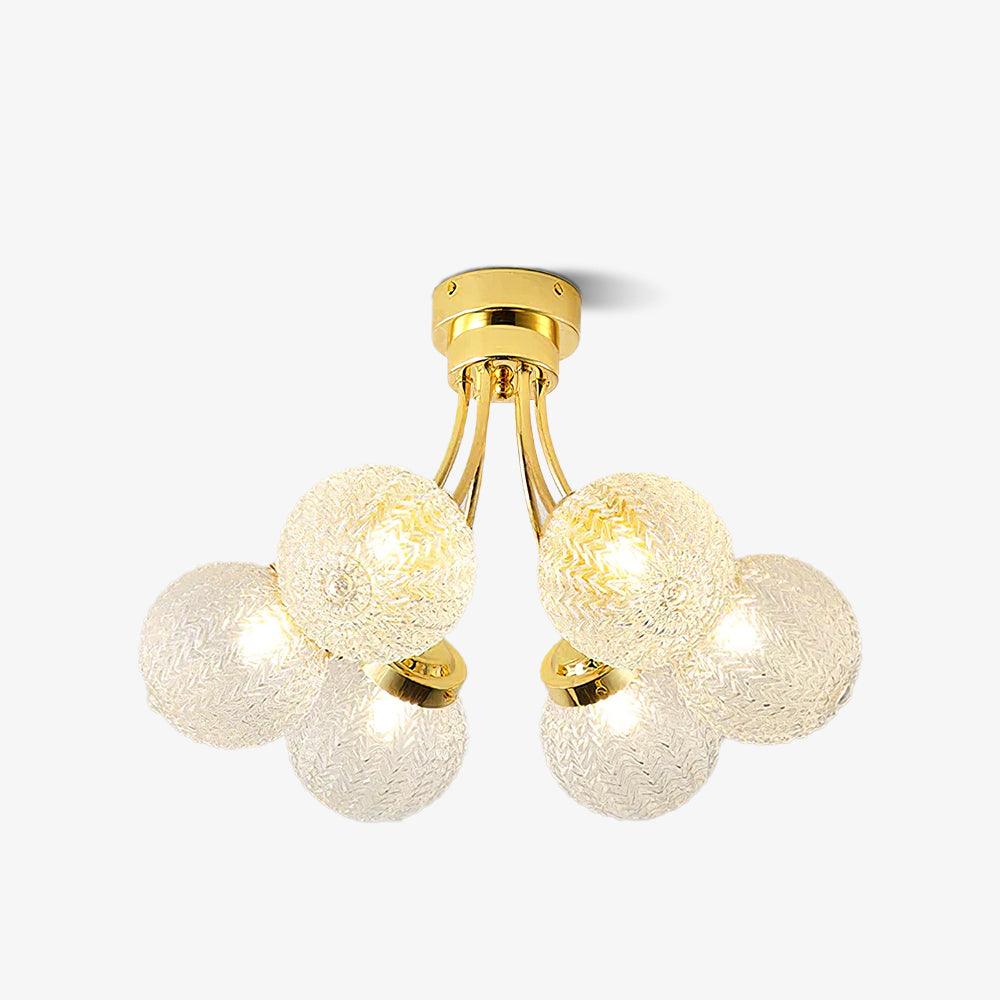 Quve Glass Ceiling Lamp-Neutral Decor