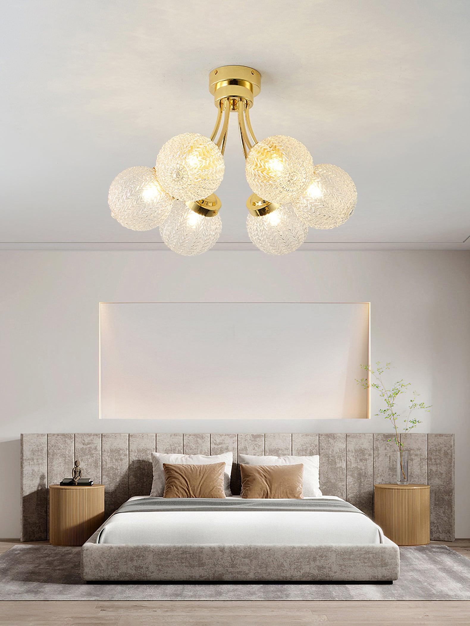 Quve Glass Ceiling Lamp-Neutral Decor