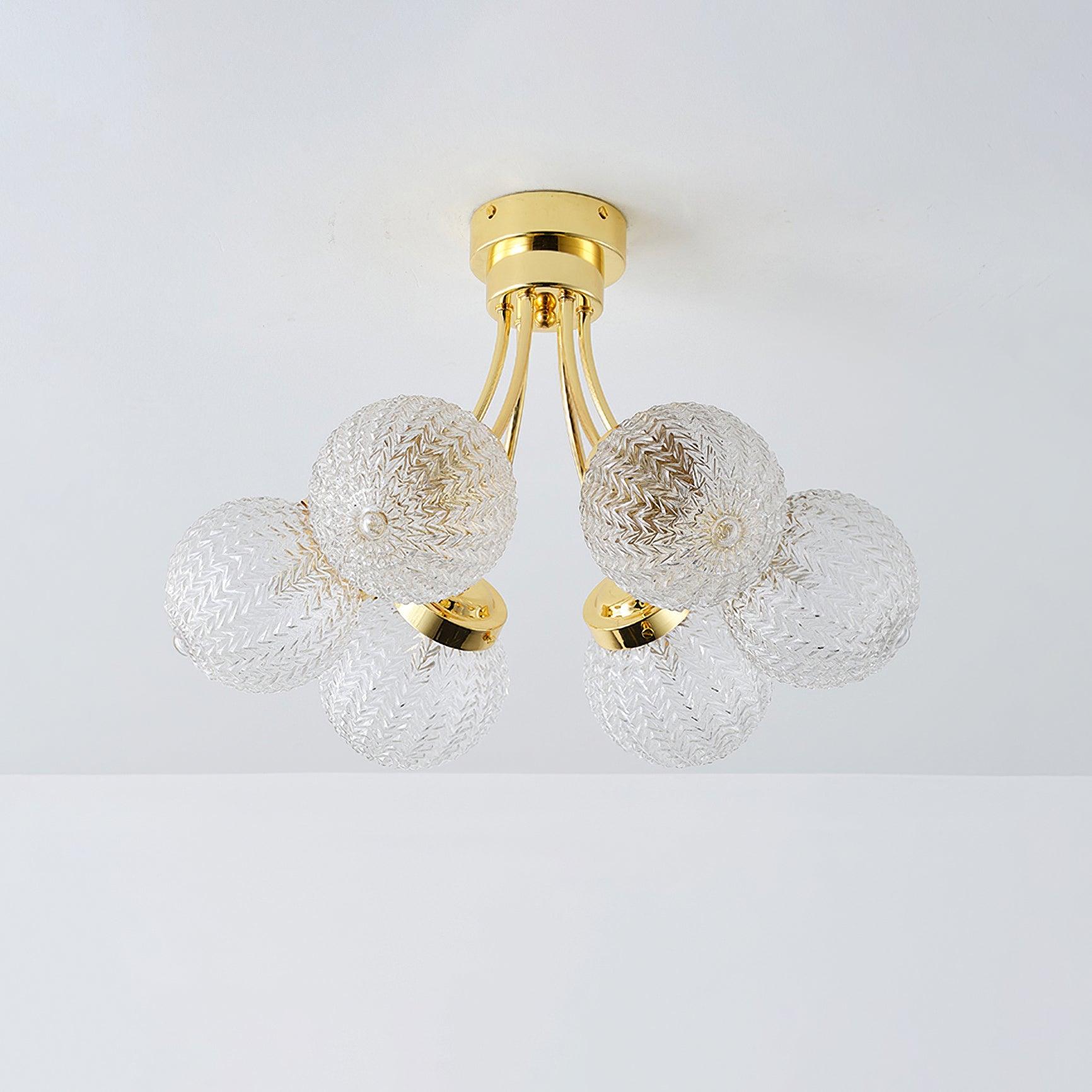 Quve Glass Ceiling Lamp-Neutral Decor