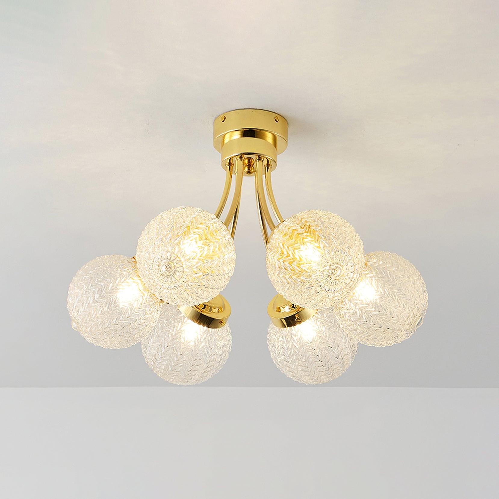 Quve Glass Ceiling Lamp-Neutral Decor