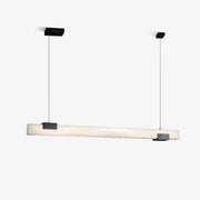 Mivel Minimalist Alabaster Linear Pendant Light-Neutral Decor
