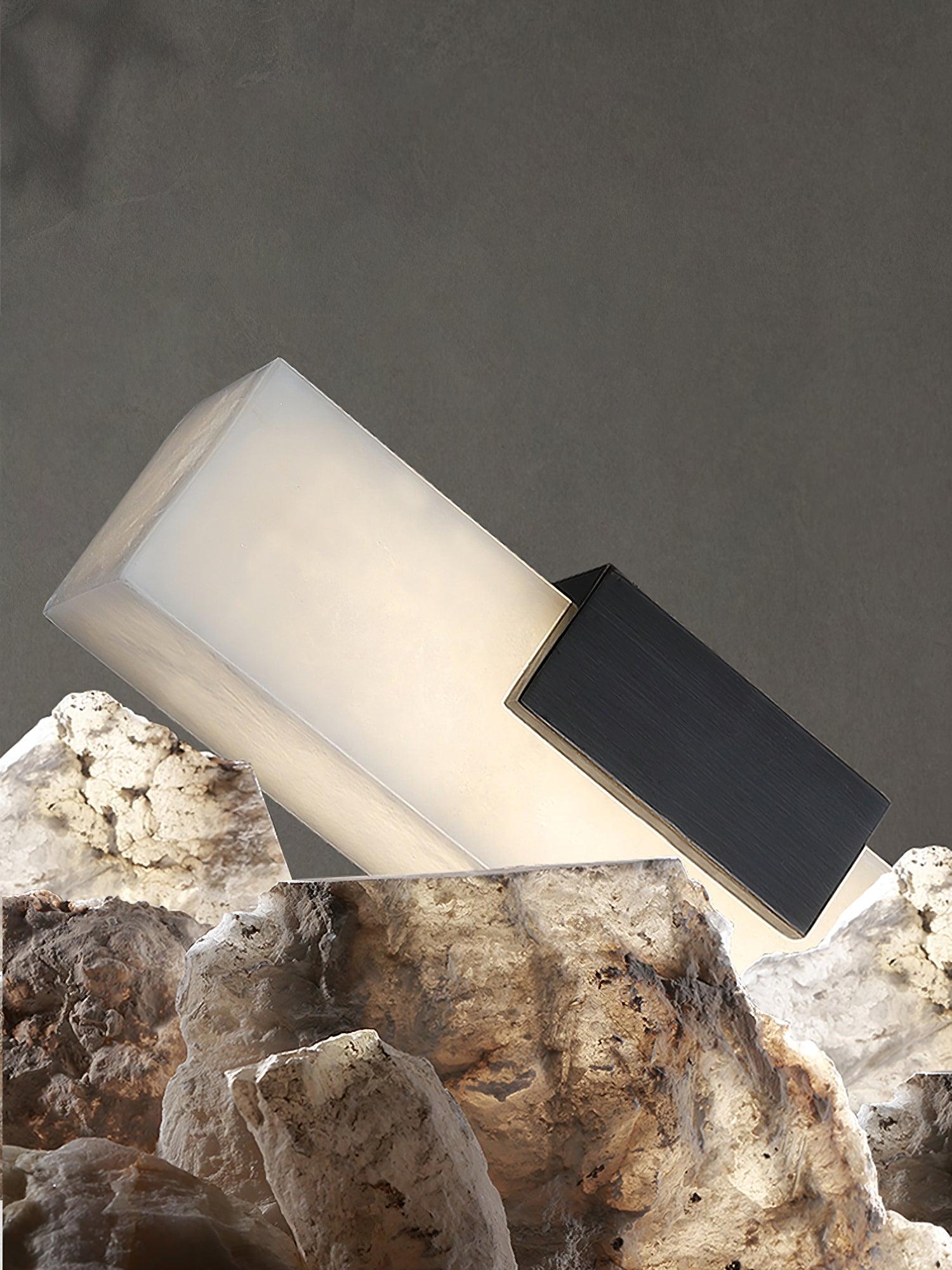 Mivel Minimalist Alabaster Linear Pendant Light-Neutral Decor