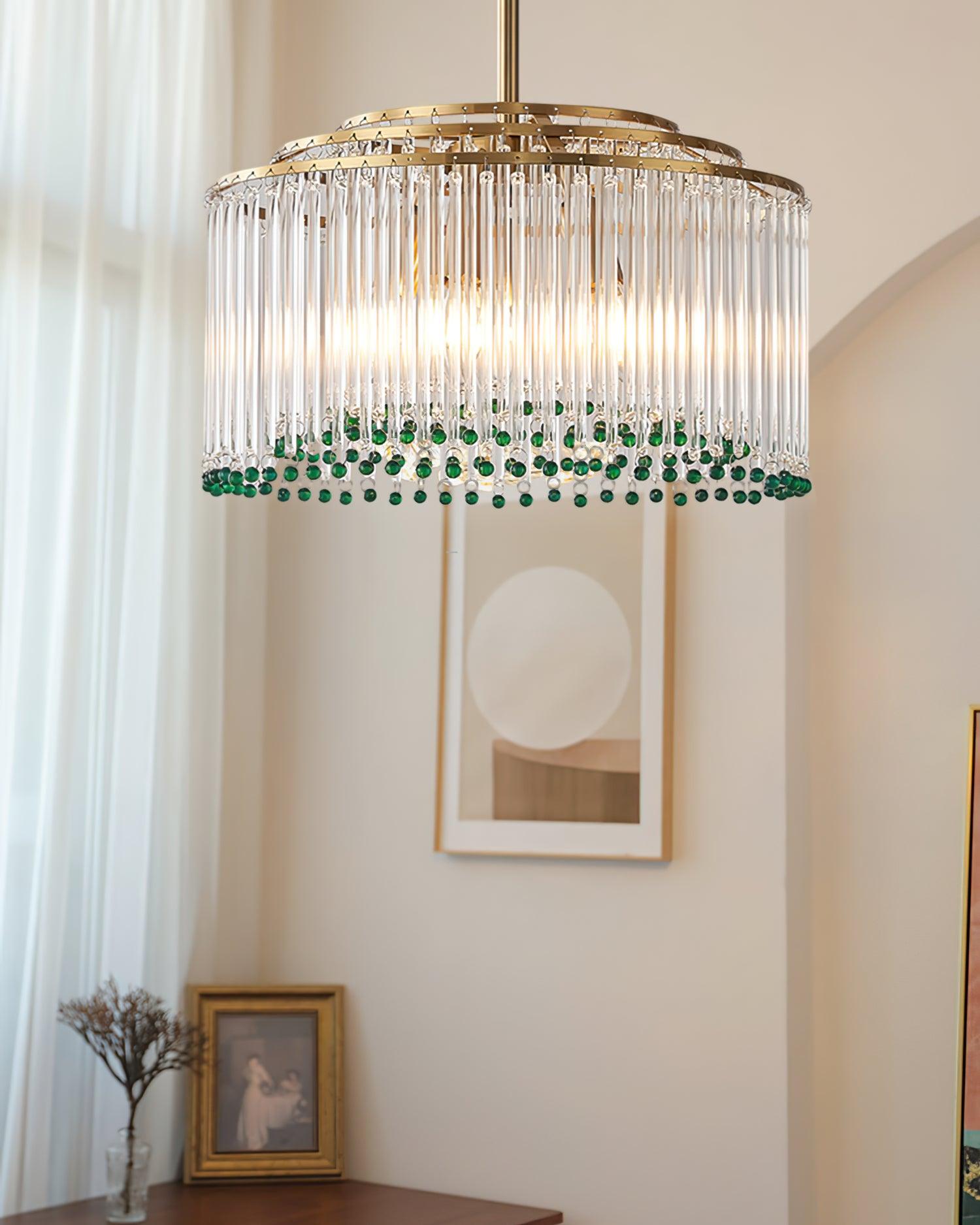 Nerys Postmodern Luxury Glass Chandelier-Neutral Decor
