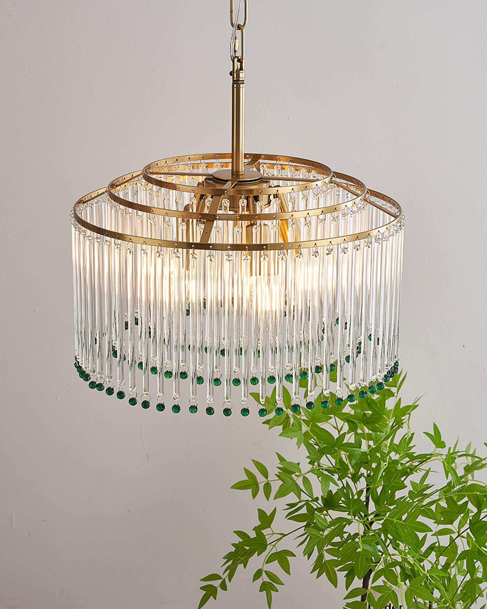 Nerys Postmodern Luxury Glass Chandelier-Neutral Decor