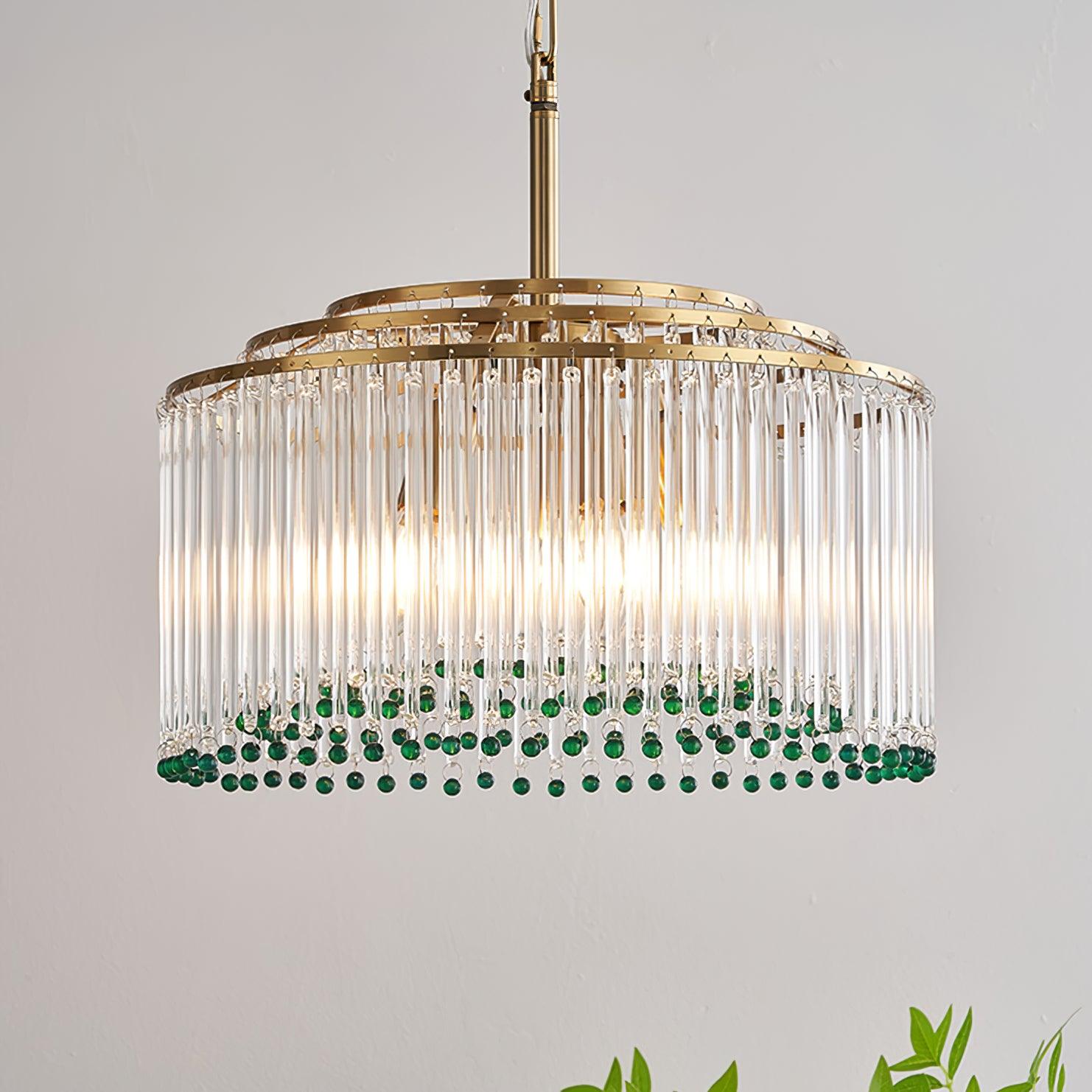 Nerys Postmodern Luxury Glass Chandelier-Neutral Decor