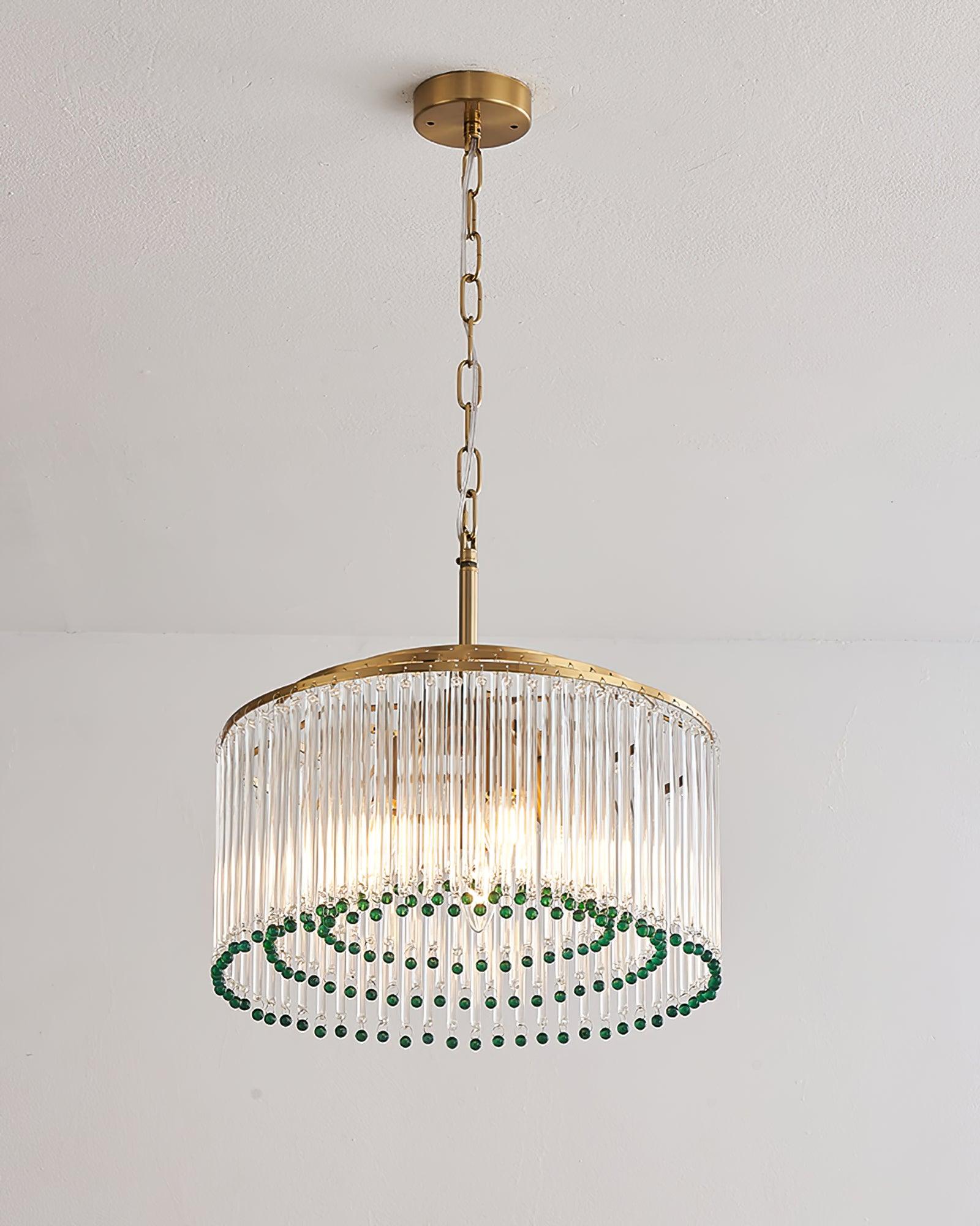 Nerys Postmodern Luxury Glass Chandelier-Neutral Decor