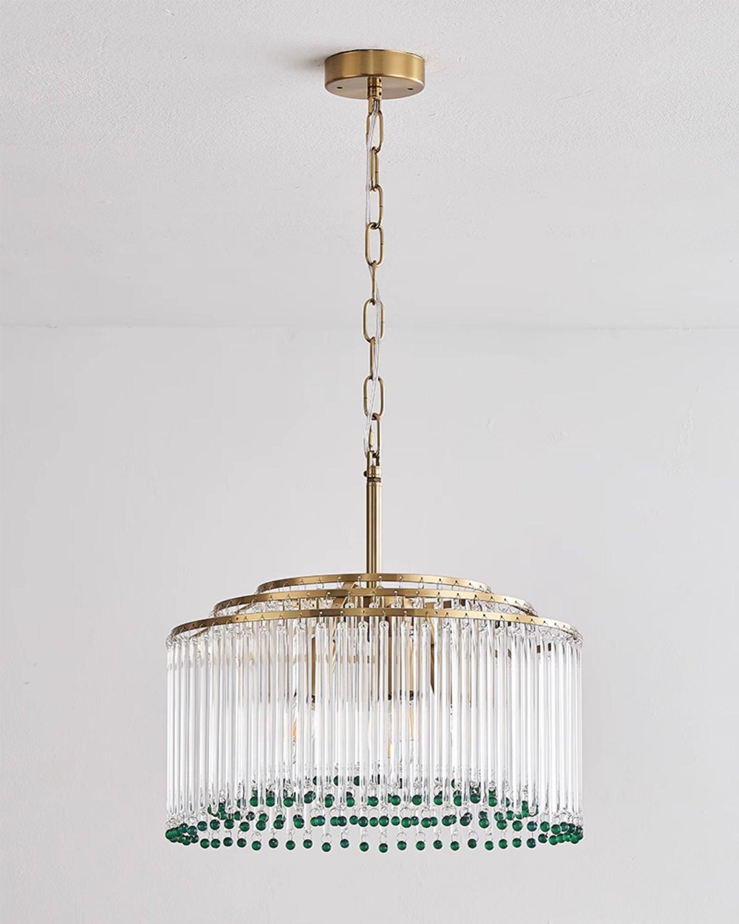 Nerys Postmodern Luxury Glass Chandelier-Neutral Decor