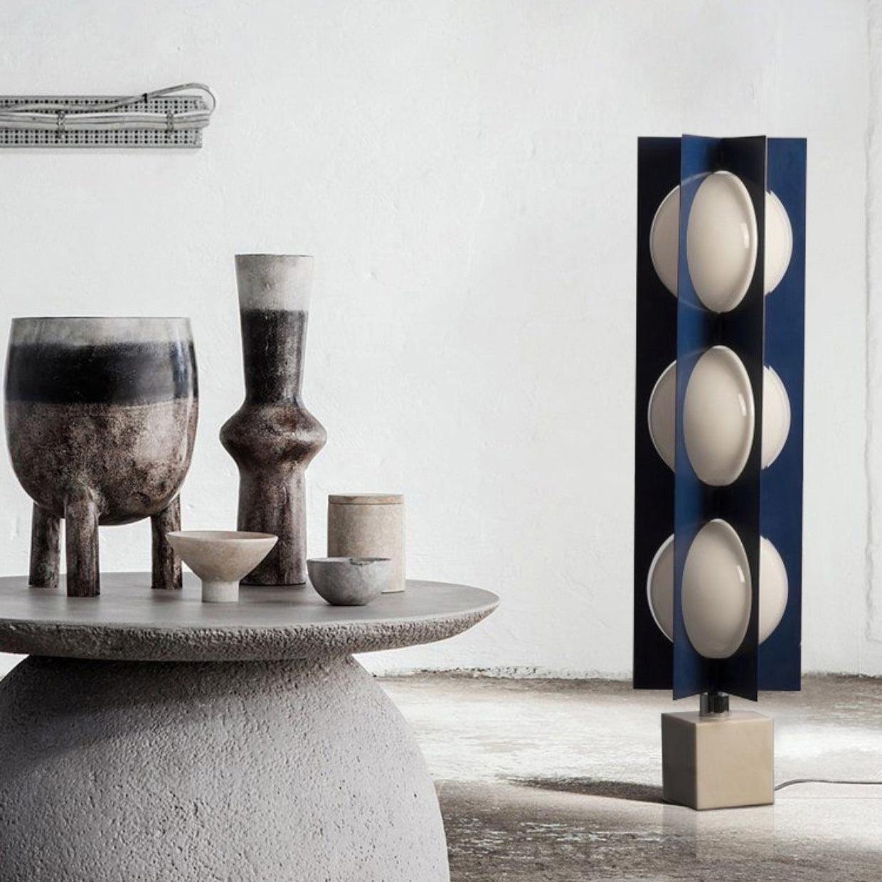 Vanell Marble Floor Lamp-Neutral Decor