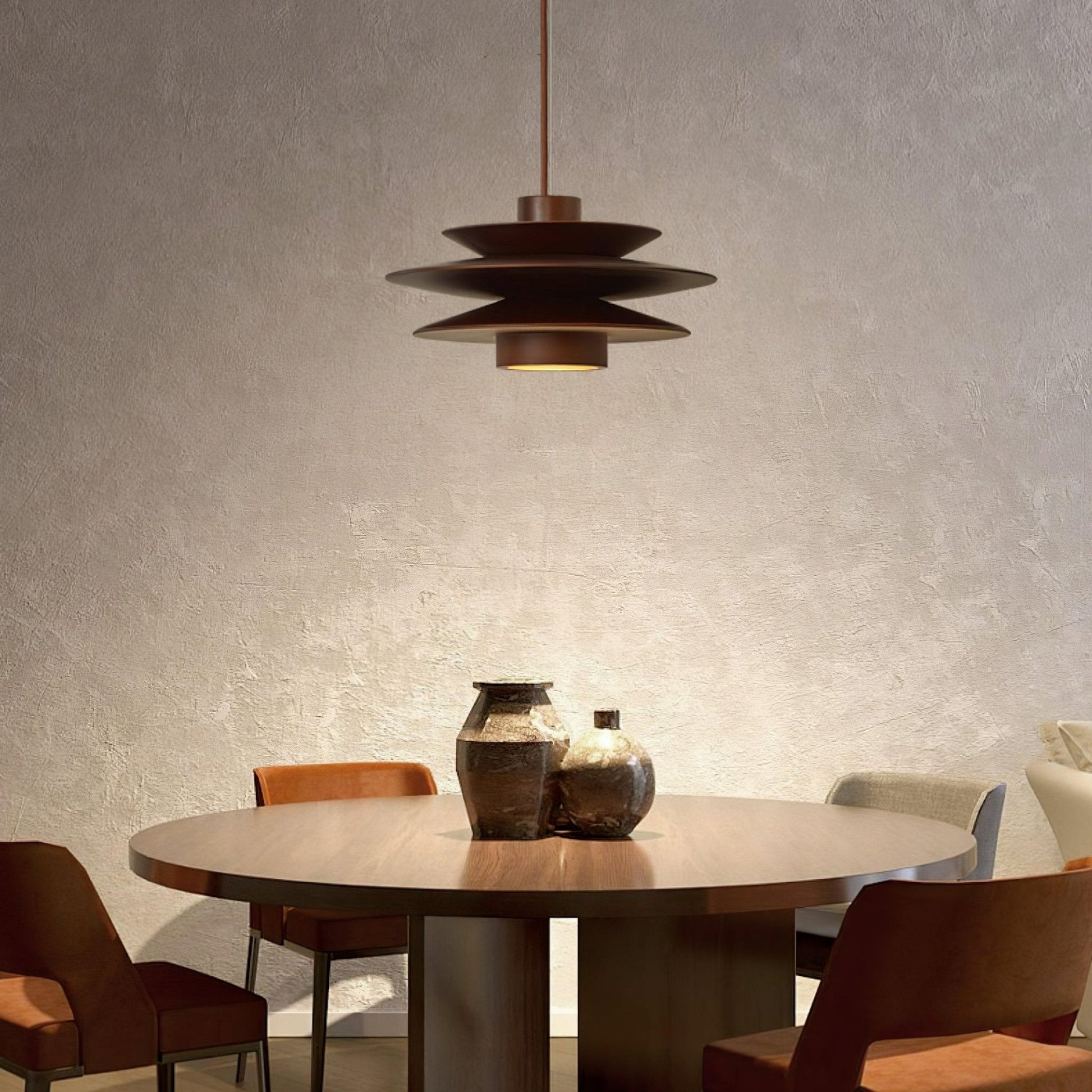 Elorda Wooden Retro Pendant Light-Neutral Decor
