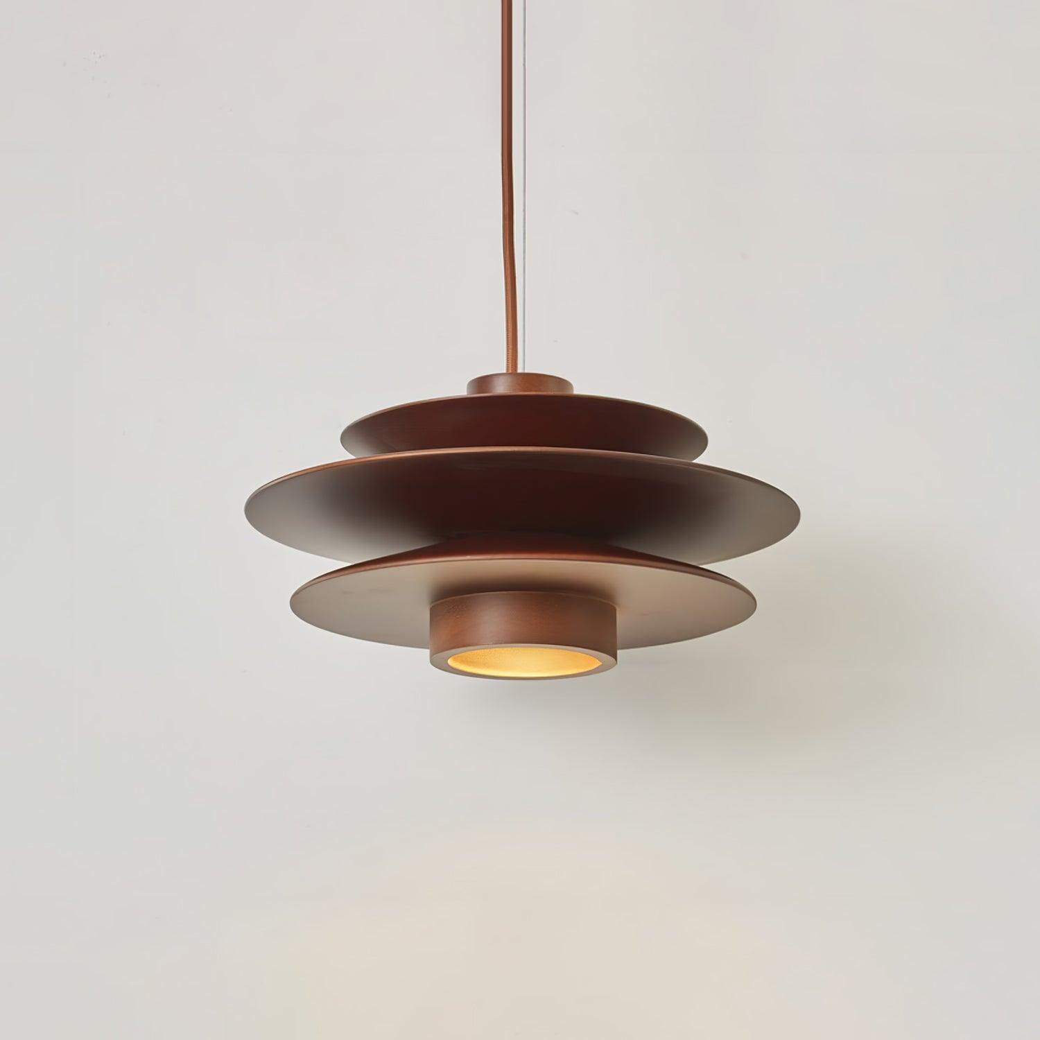 Elorda Wooden Retro Pendant Light-Neutral Decor