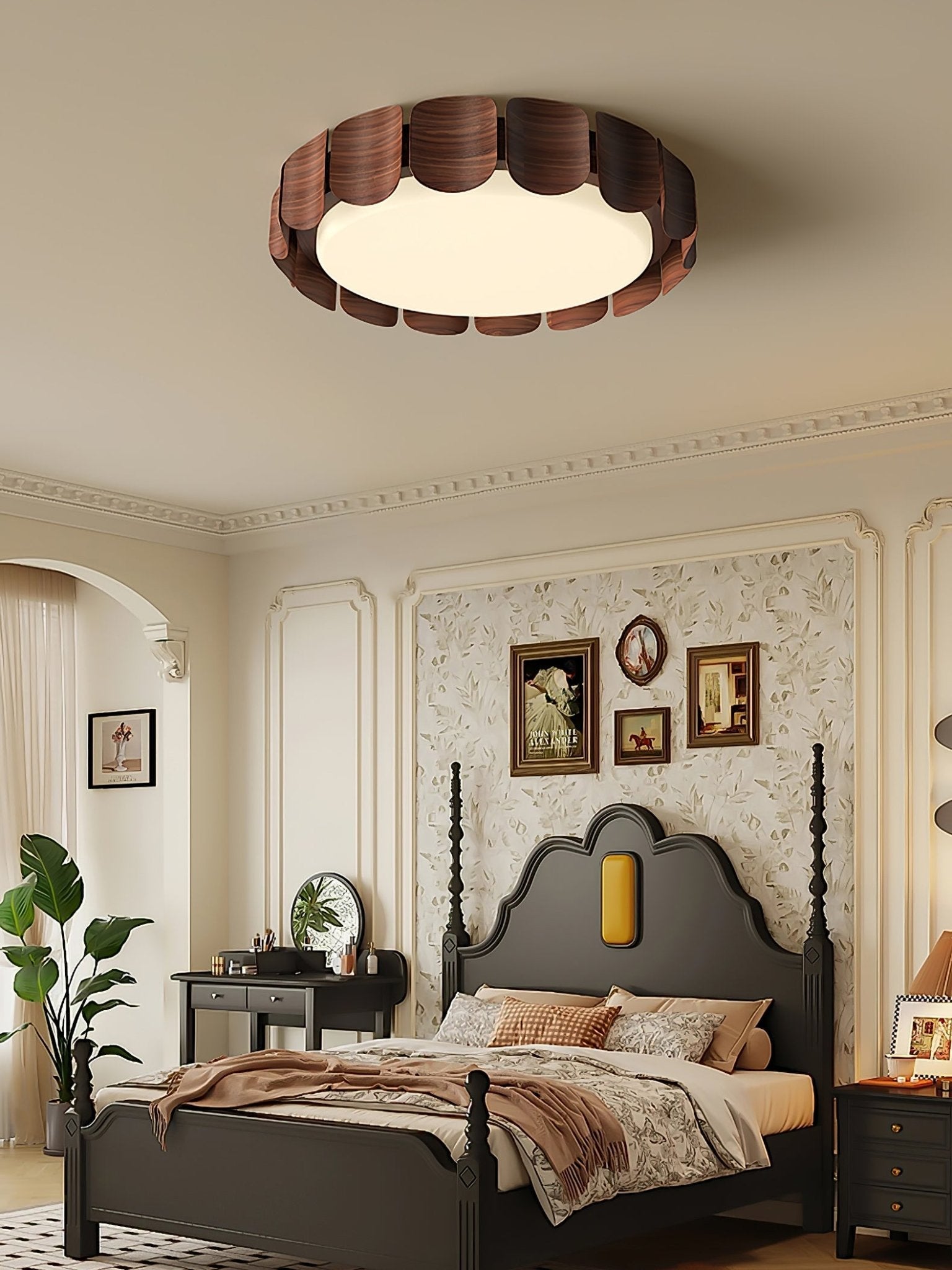 Syrinora Premium Nordic Art Flare Ceiling Light-Neutral Decor