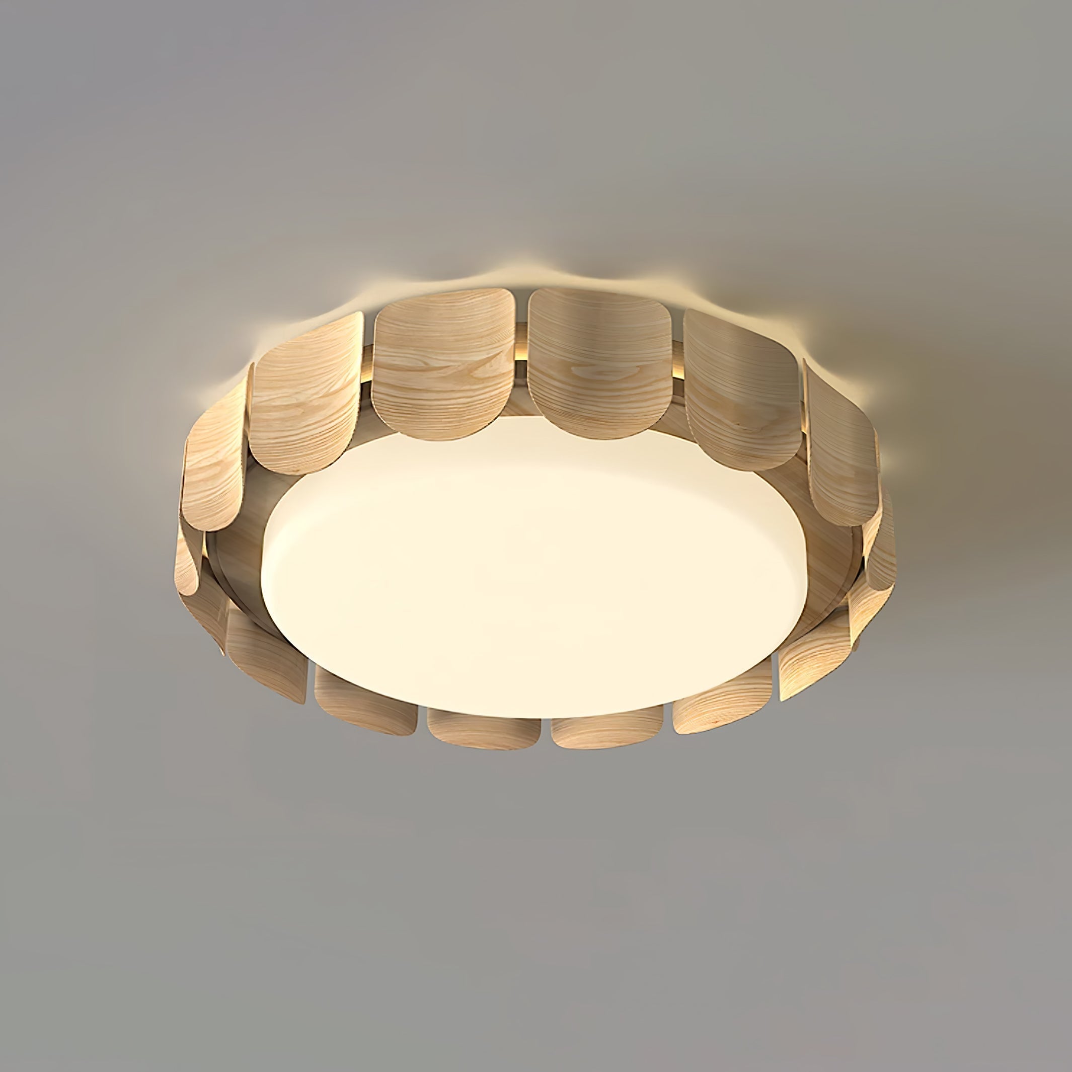Syrinora Premium Nordic Art Flare Ceiling Light-Neutral Decor