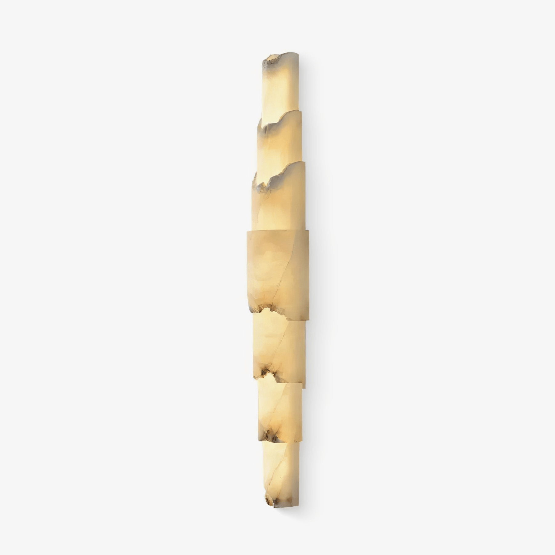 Caspian Multi-layer Alabaster Wall Light-Neutral Decor