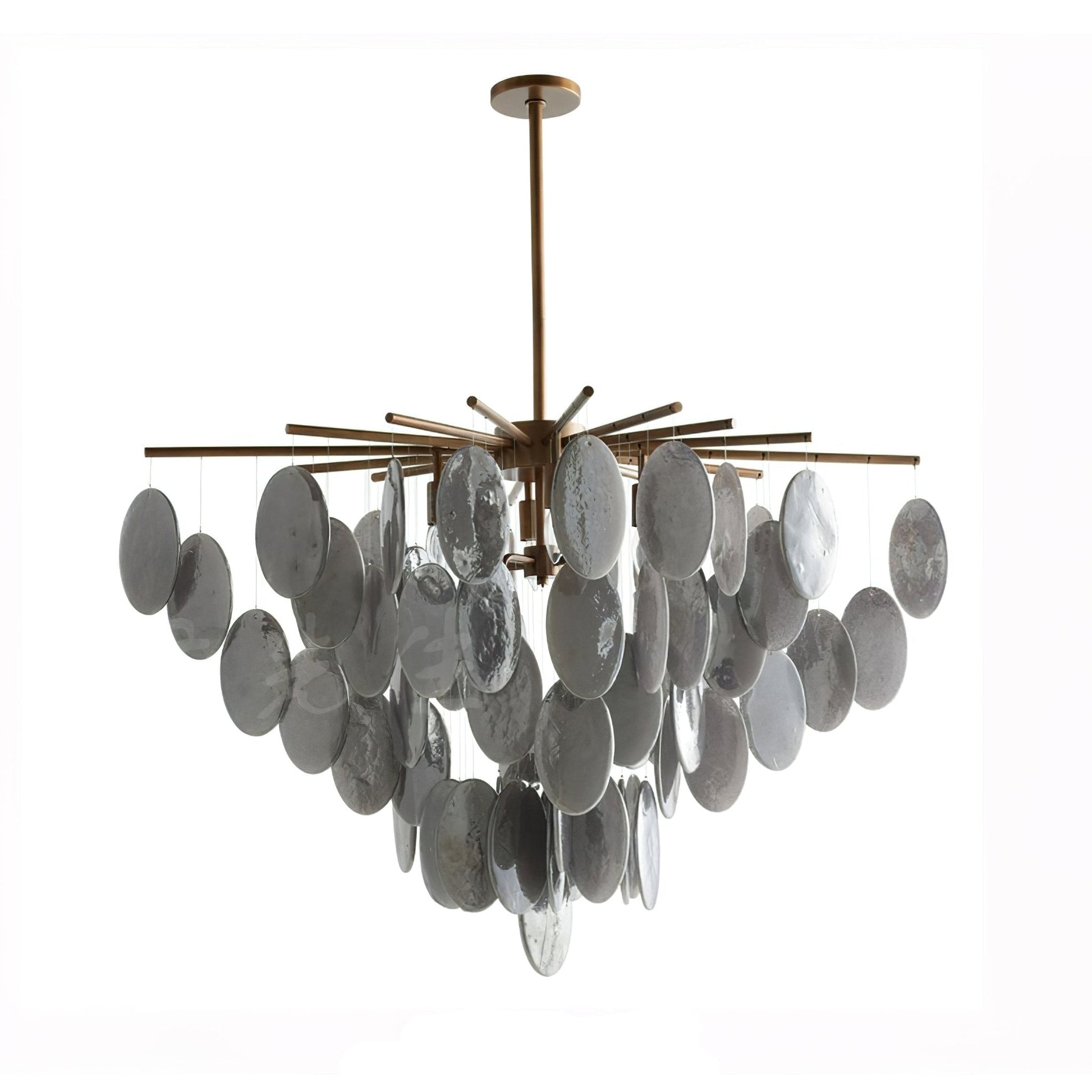 Isaiah Luxury Glass Chandelier-Neutral Decor