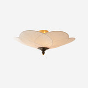 Nira Petal-Inspired Flush Mount Ceiling Light-Neutral Decor