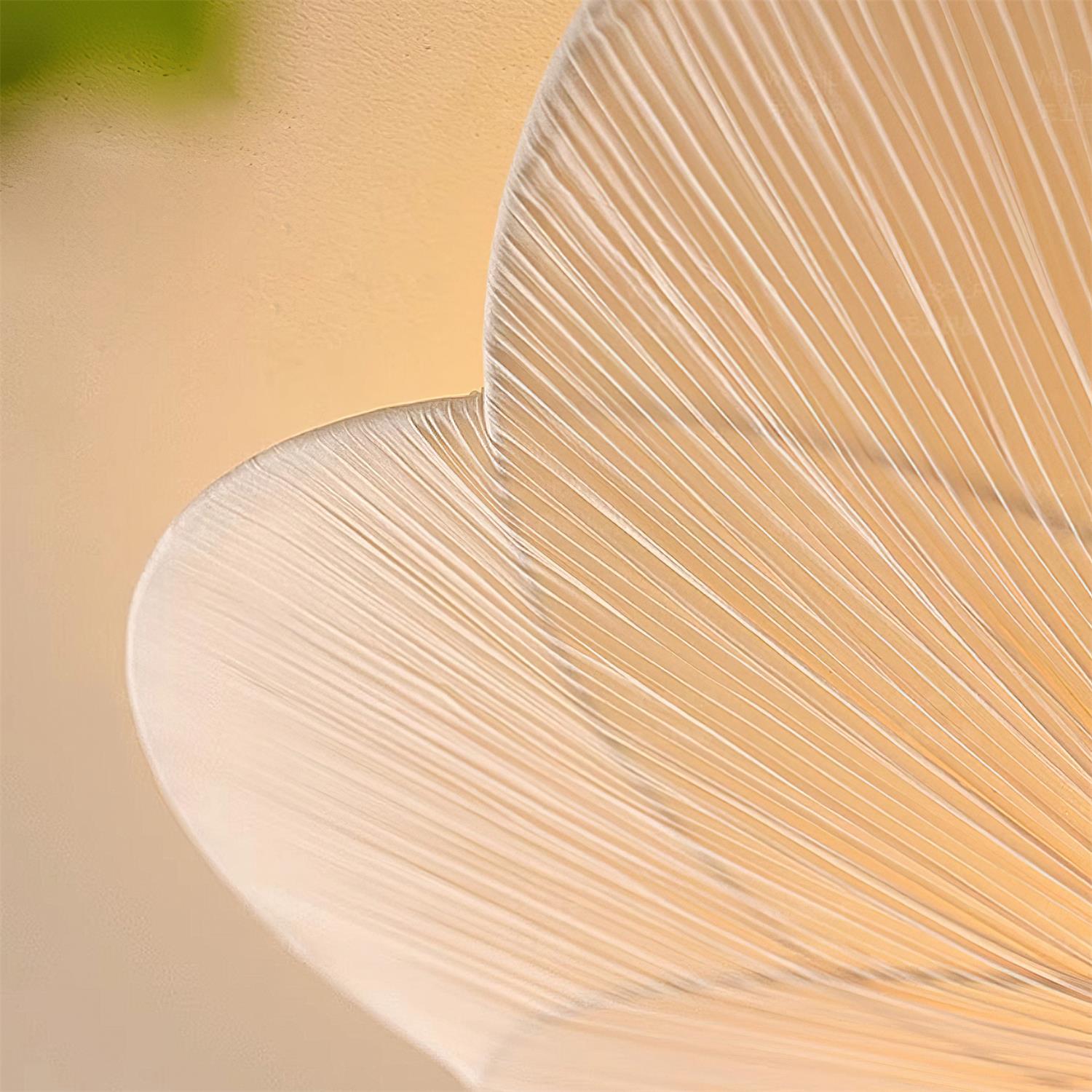 Nira Petal-Inspired Flush Mount Ceiling Light-Neutral Decor