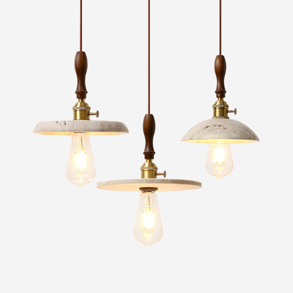 Elowen Travertine Pendant Lamp