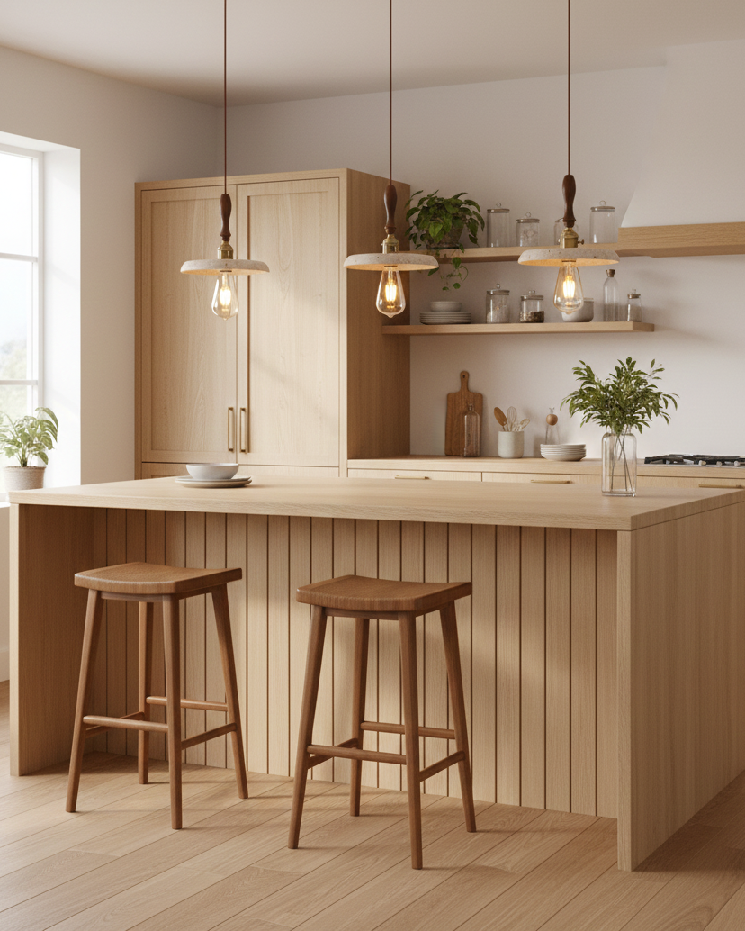 Elowen Travertine Pendant Lamp
