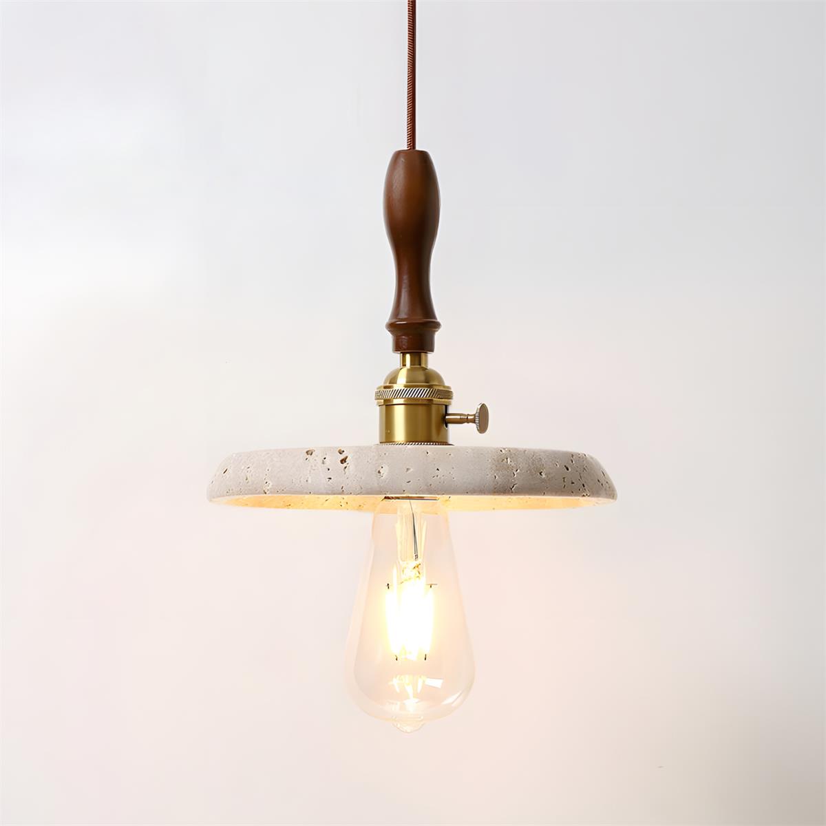 Elowen Travertine Pendant Lamp