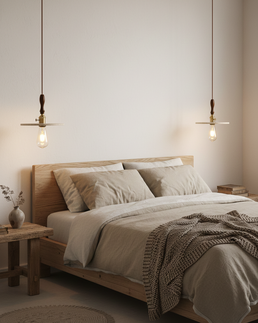 Elowen Travertine Pendant Lamp