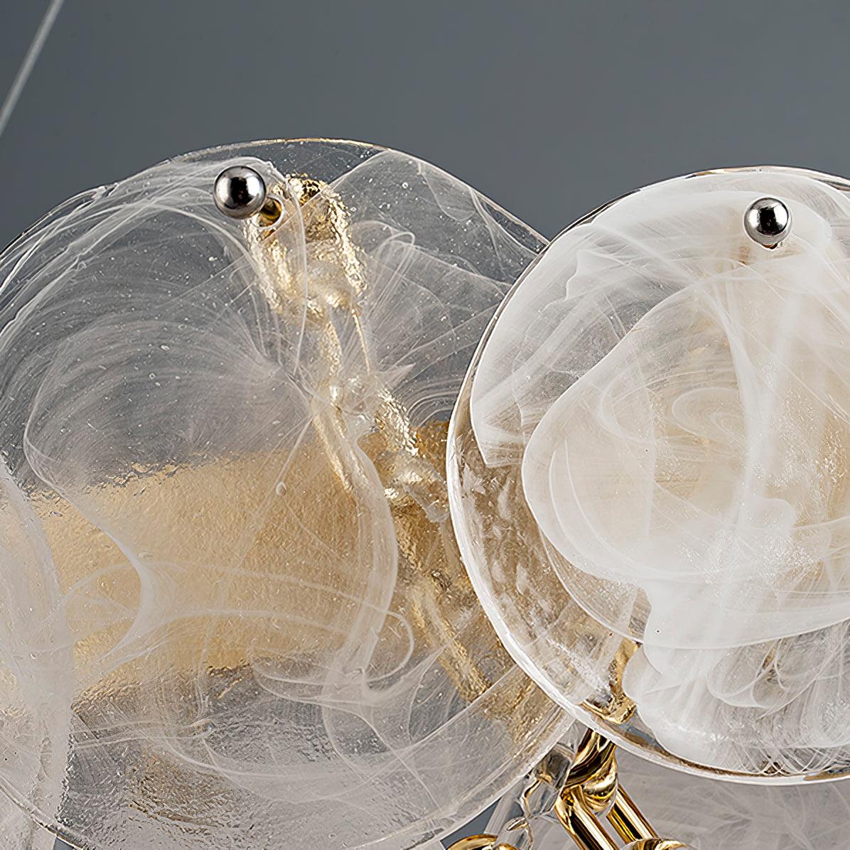 Ruby Luxury Glass Chandelier-Neutral Decor
