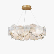 Ruby Luxury Glass Chandelier-Neutral Decor