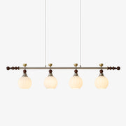 Otheia Elegance Vintage Linear Wood Pendant Lamp-Neutral Decor
