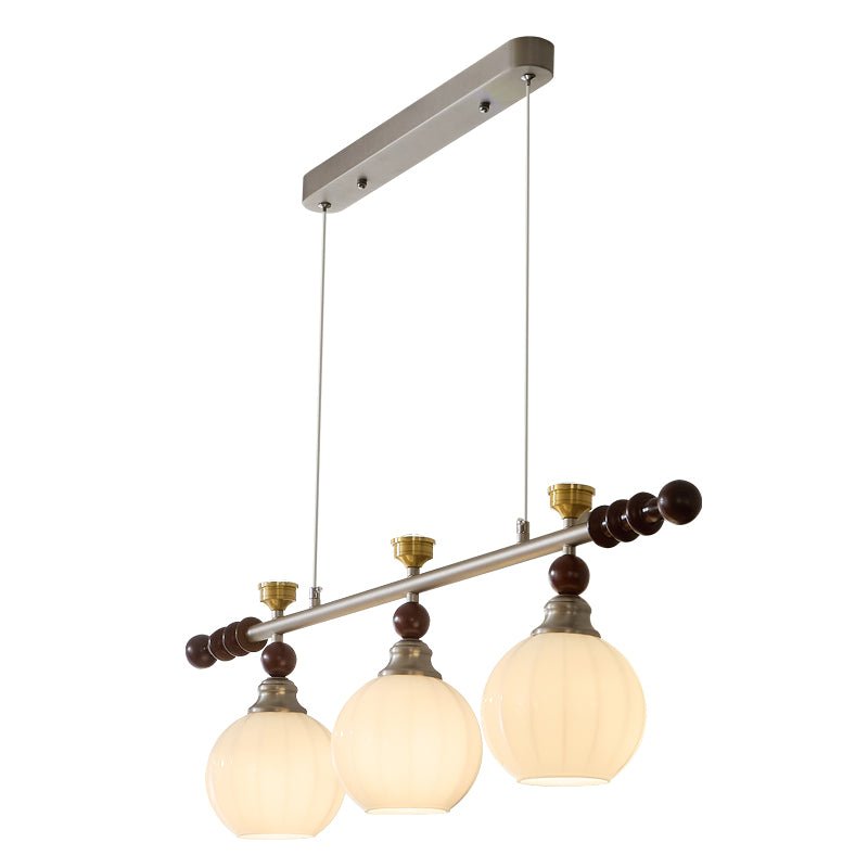 Otheia Elegance Vintage Linear Wood Pendant Lamp-Neutral Decor