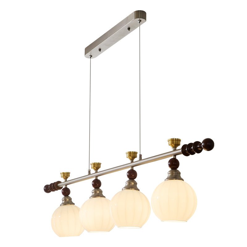 Otheia Elegance Vintage Linear Wood Pendant Lamp-Neutral Decor