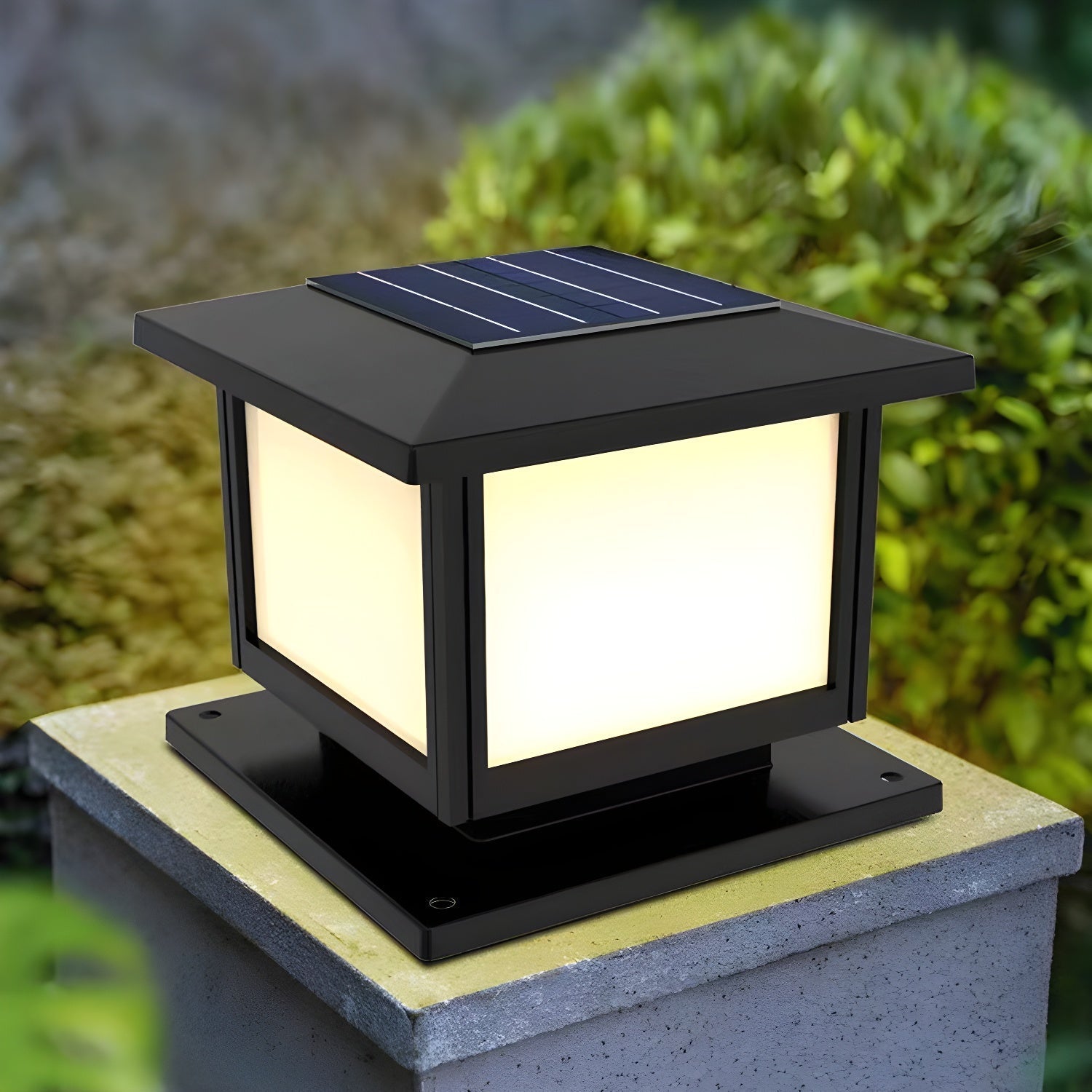 Ray Pavilion-style Square Solar Outdoor Light-Neutral Decor