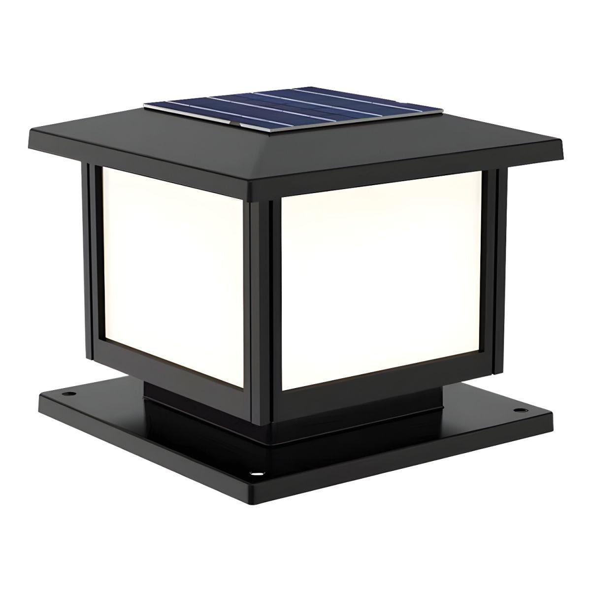 Ray Pavilion-style Square Solar Outdoor Light-Neutral Decor