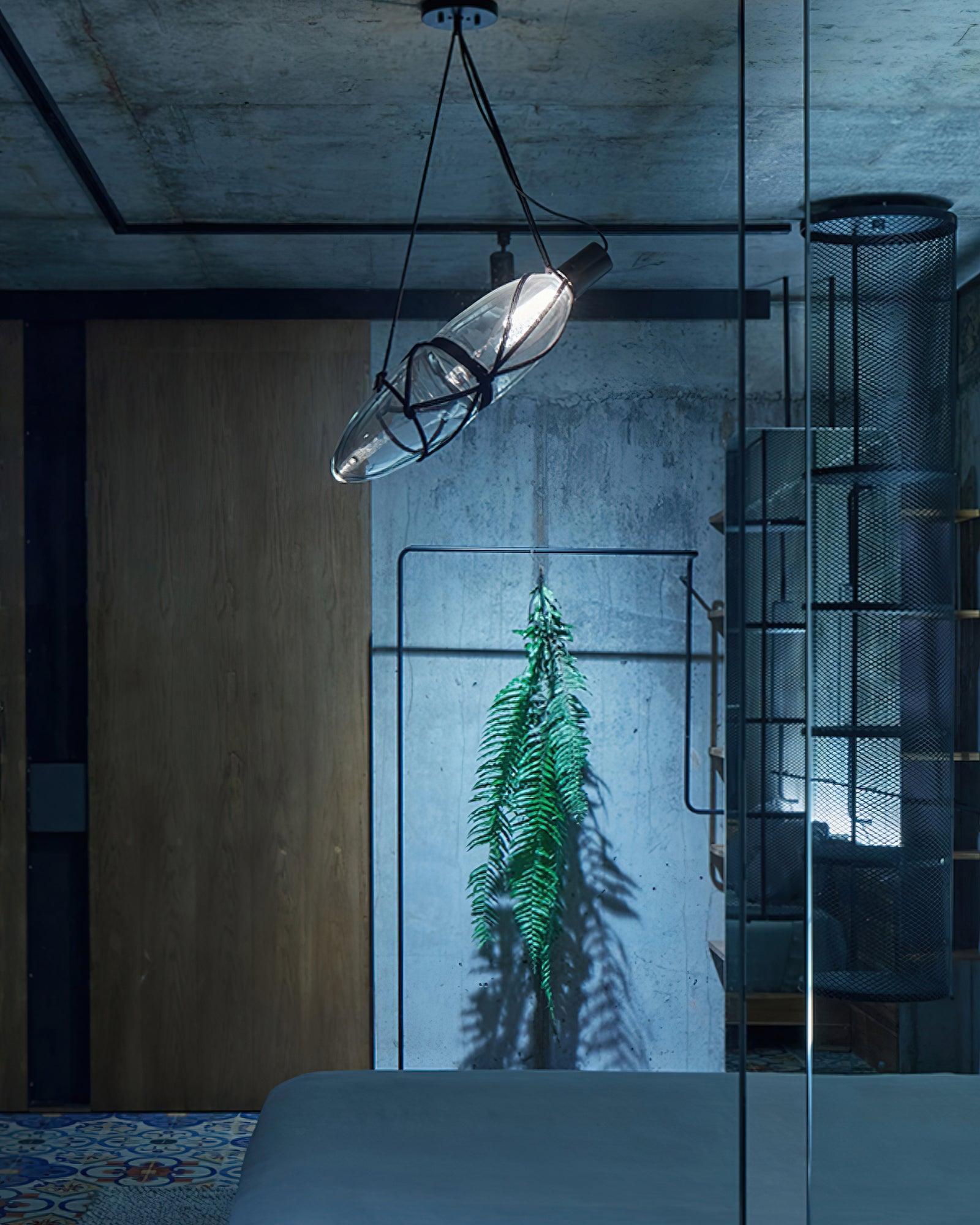 Sior Individual Creativity Bottle Glass Pendant Lamp-Neutral Decor