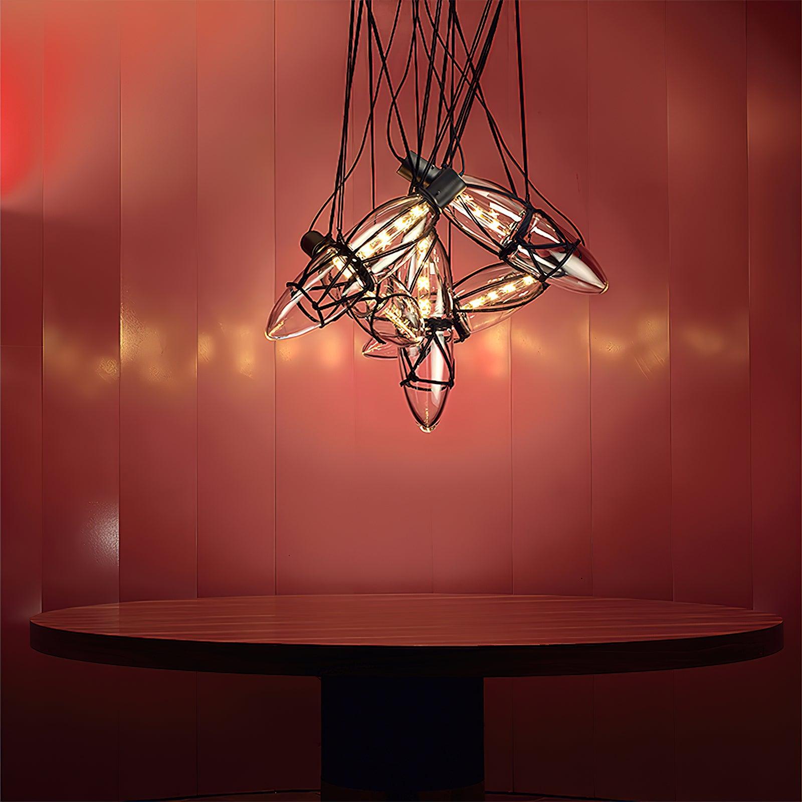 Sior Individual Creativity Bottle Glass Pendant Lamp-Neutral Decor