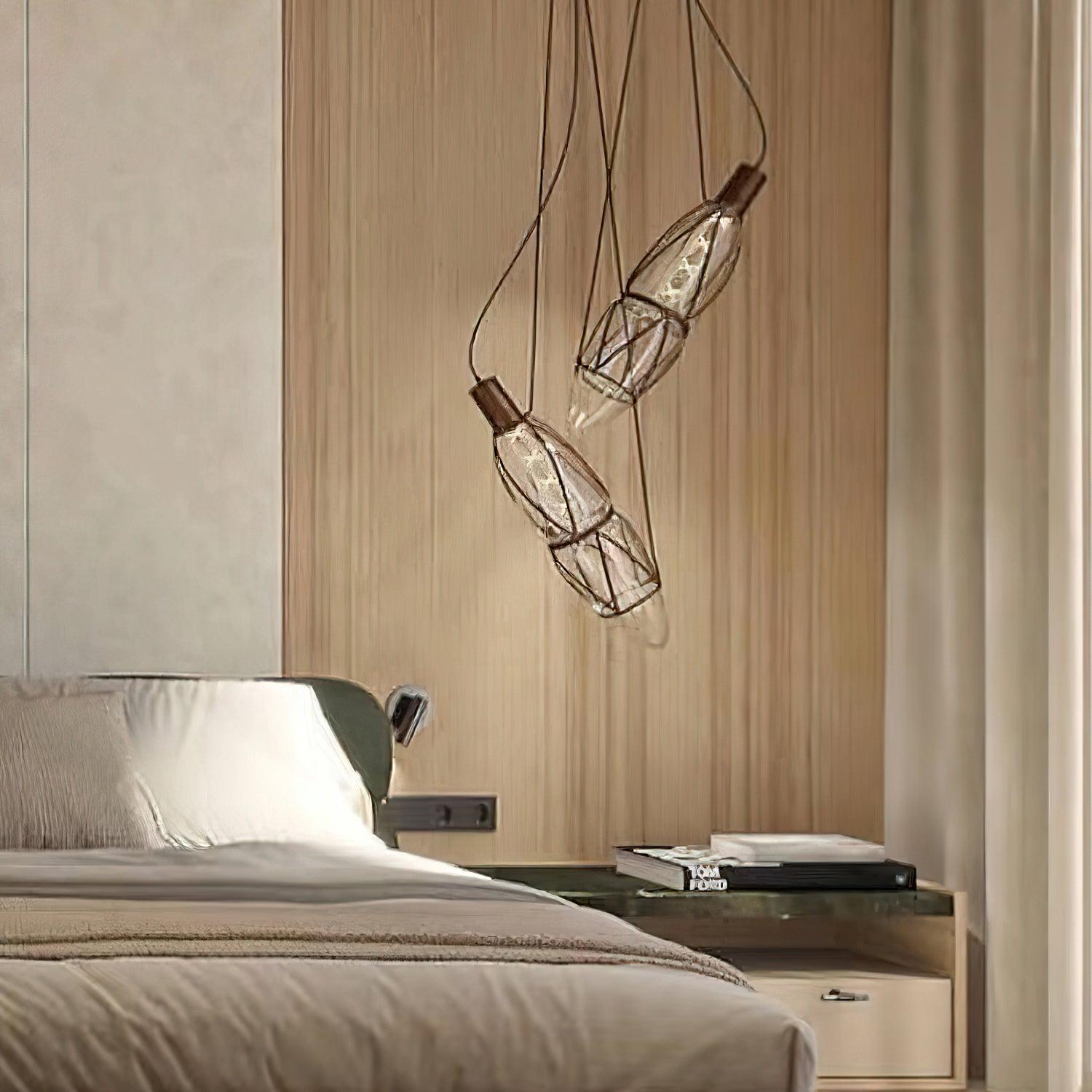 Sior Individual Creativity Bottle Glass Pendant Lamp-Neutral Decor