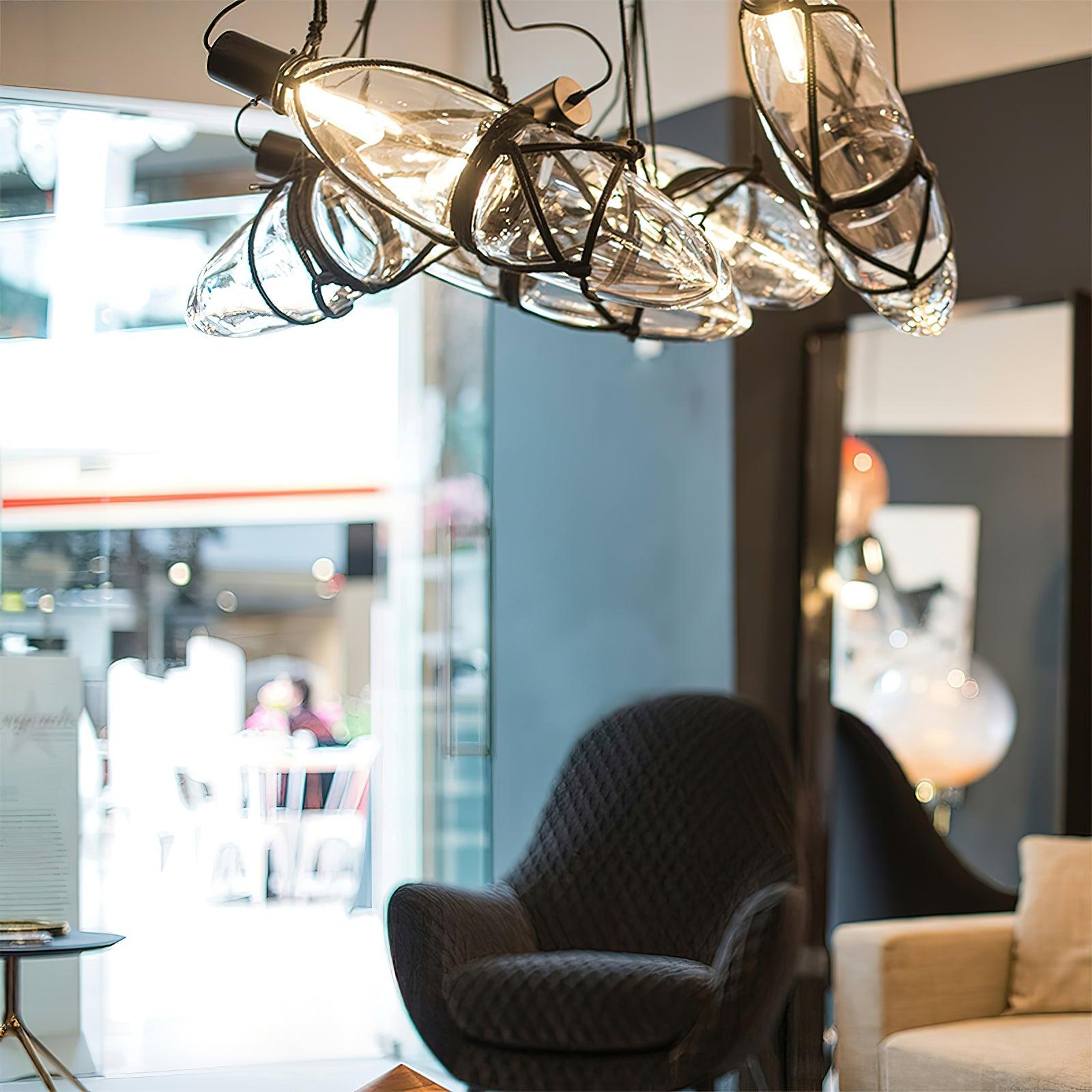 Sior Individual Creativity Bottle Glass Pendant Lamp-Neutral Decor