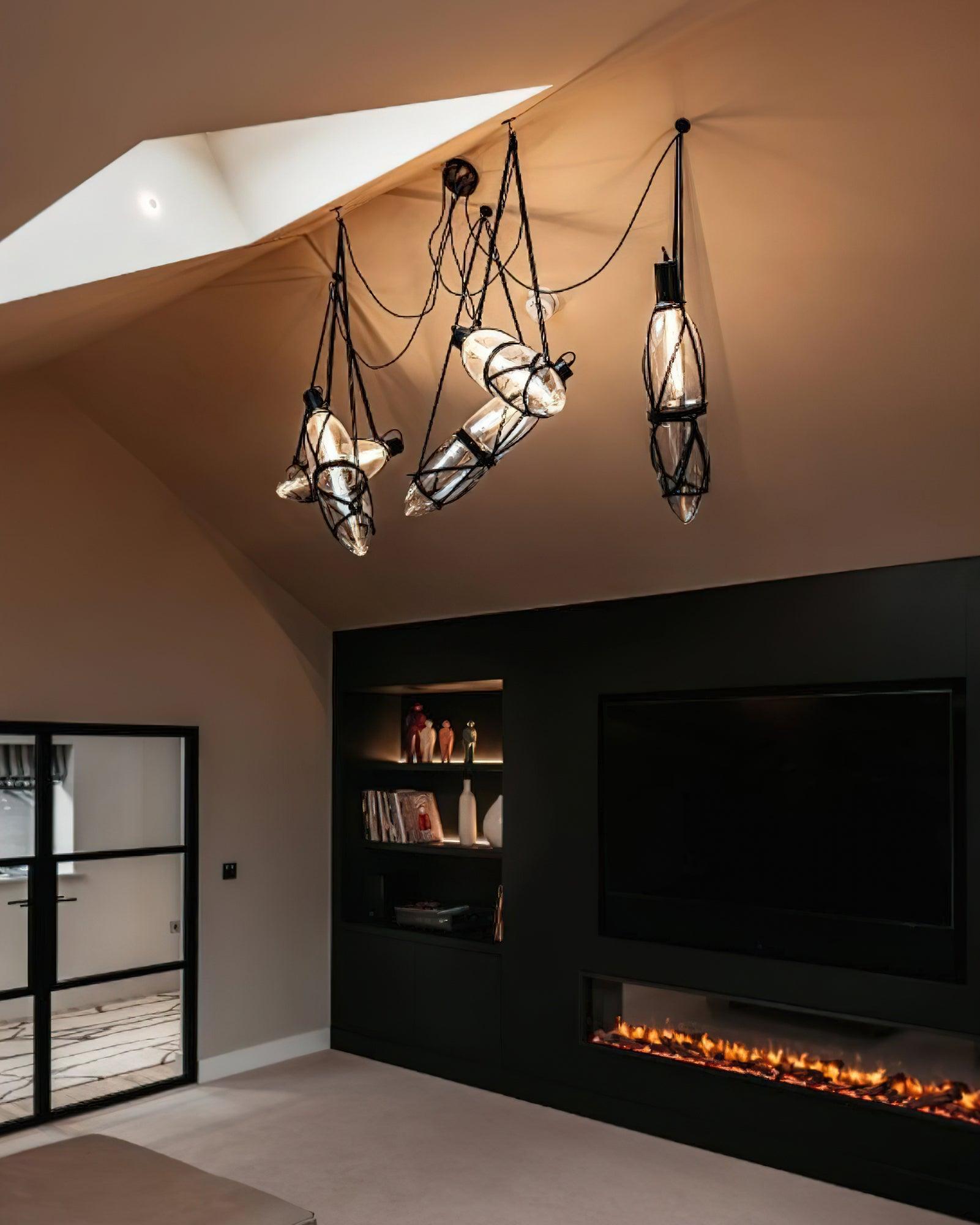 Sior Individual Creativity Bottle Glass Pendant Lamp-Neutral Decor